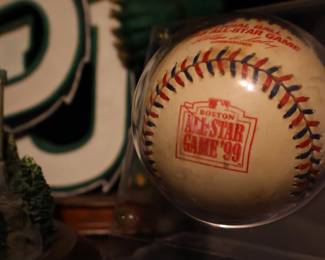 Multiple signed baseballs