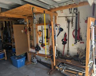 Garage Tools, Power Tools, Sets and Antiques. 