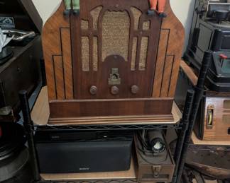 Antique Radios and other items.