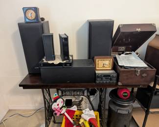 Antique Radios and other items.