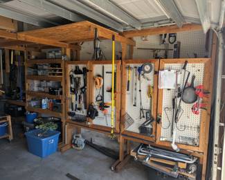 Garage Tools, Power Tools, Sets and Antiques.