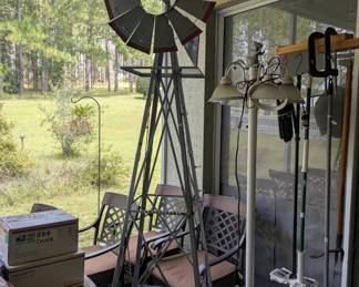 Large Windmill Decor