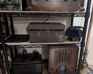 Antique Radios and other items.