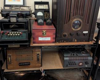 Antique Radios and other items.
