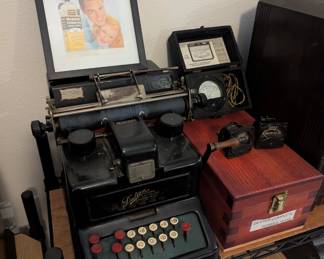 Antique Radios and other items.