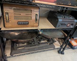 Antique Radios and other items.