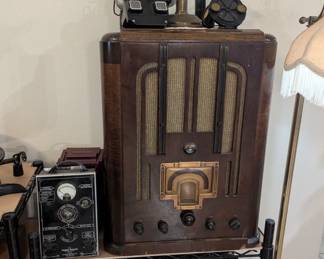 Antique Radios and other items.