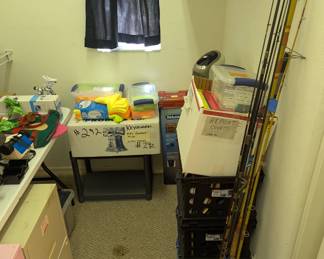 Fishing Poles and File Folders