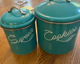 Vintage sweets containers