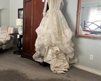 Vintage wedding dress from 1947