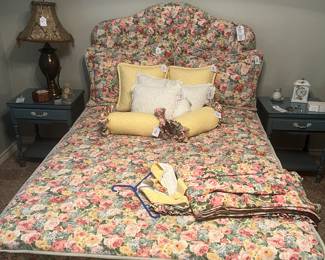 Bed with matching spread