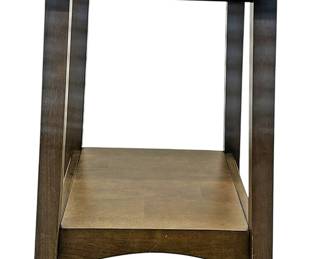 Brown Wooden End Table