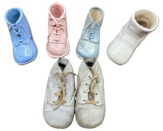 Ceramic Leather Baby Shoes