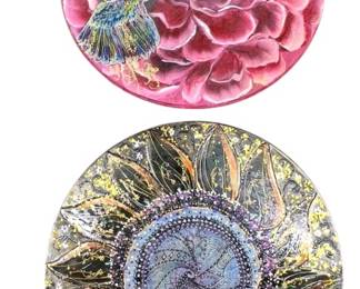Two Mixed Media Paintings
