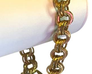 Gold Tone Link Bracelet