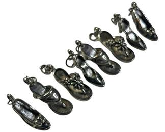 Mini Silver Tone or Pewter Charms