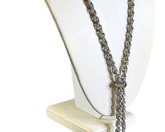 70s Disco Slider Lariat Necklace