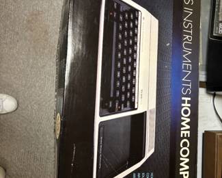 TEXAS INSTRUMENTS HOME COMPUTER