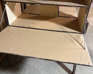 SIDE VIEW OF DESK