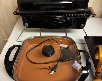 COPPER CHEF ELECTRIC PAN, GRILL