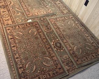 MATCHING 3 RUGS ON TOP