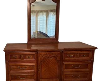 Vintage Dresser and Mirror