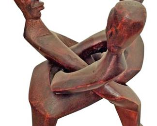 Hand Carved African Unity Sculpture