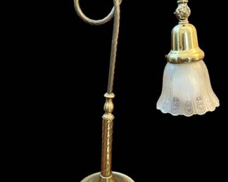 Vintage Brass Desk Lamp
