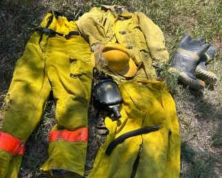 Lot 2 Vintage Firefighting Gear SCBA