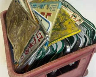 Assorted Vintage Colorado License Plates