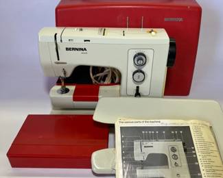 007 Vintage Bernina Record Sewing Machine with Case, Accessories Manual Swiss Made