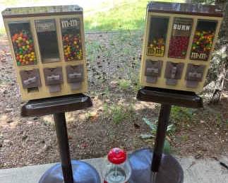 Retro Candy Gumball Vending Machines