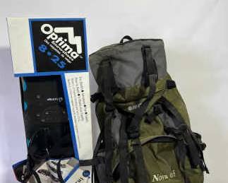 HiTec Nova 65 Hiking Backpack Optima 8x25 Snowshoes