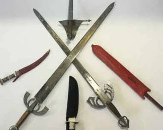 Vintage Decorative Swords Knives Collection