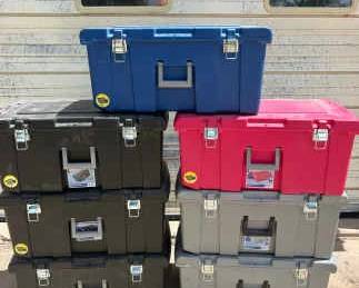 Set Of 7 HeavyDuty Storage Totes