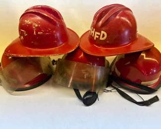 Vintage Lot of 5 Firefighter Hats Bullard CSeries MSA McDonald T w Liners