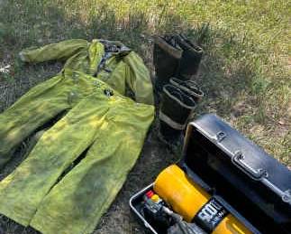 Lot 1 Vintage Firefighting Gear SCBA