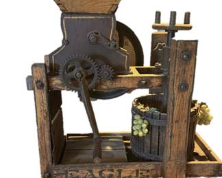 Antique Eagle Grape Crusher Press Barteldes Seed Co. Denver, CO