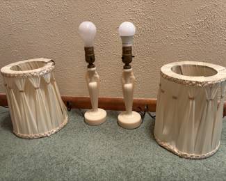 Pre 1942 Alacite by Aladdin Table Lamps