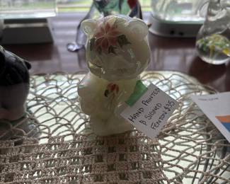 Hand Painted and Signed Fenton