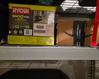 Pressure washer,     just one of many tools still in the box.