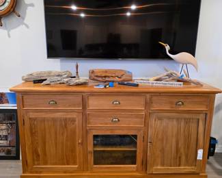 TV storage credenza