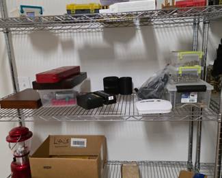 Metal shelving