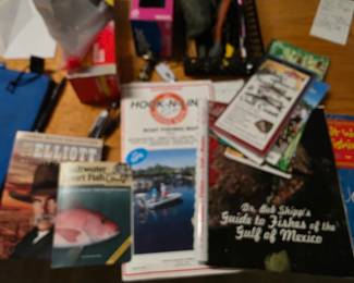 Fishing brochures, maps, etc..