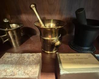  Brass Mortar & Pestle sets