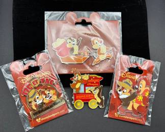 Disneyland Paris Limited Edition 600 Chip & Dale Trading Pin * New Rescue Rangers Pins