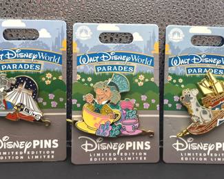 Disney Walt Disney World Parades Limited Edition Trading Pins
