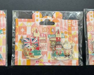 Disneyland Paris NEW Trading Pins * ‘Its A Small World’ Ride With Goofy, Chip & Dale, Magic Kingdom
