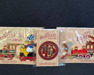 Euro Disneyland Paris New Limited Edition 700 Railroad Trading Pins