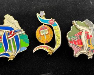 Limited Edition Disneyland Classic D Trading Pins